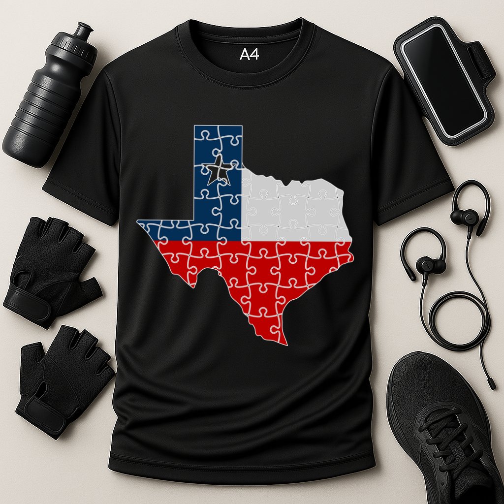 Rebuilding Texas Jigsaw Performance Shirt
