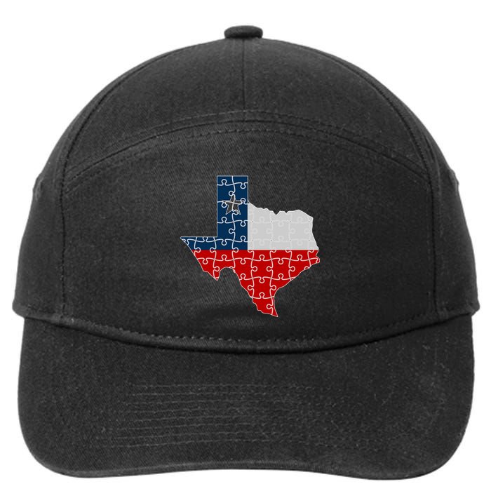 Rebuilding Texas Jigsaw 7-Panel Snapback Hat