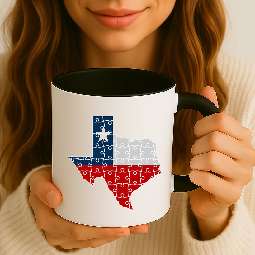 Rebuilding Texas Jigsaw Mug