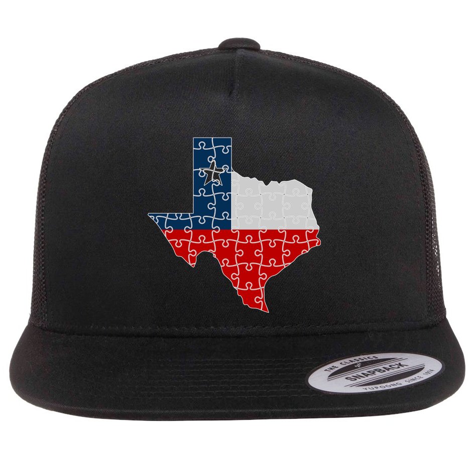 Rebuilding Texas Jigsaw Flat Bill Trucker Hat
