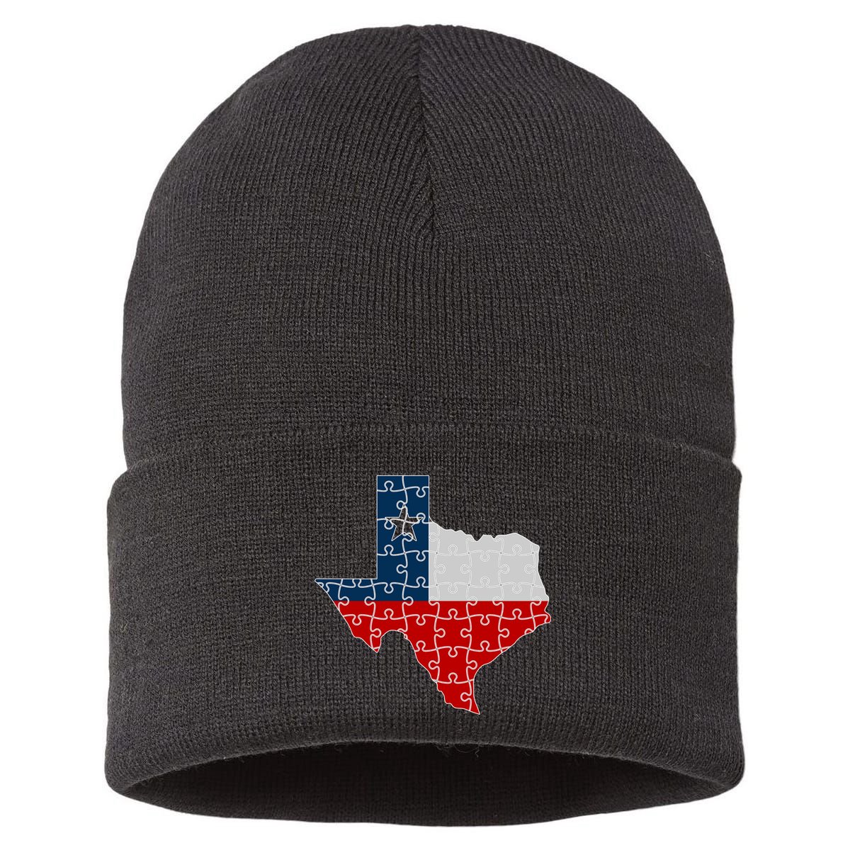 Rebuilding Texas Jigsaw Sustainable Knit Beanie