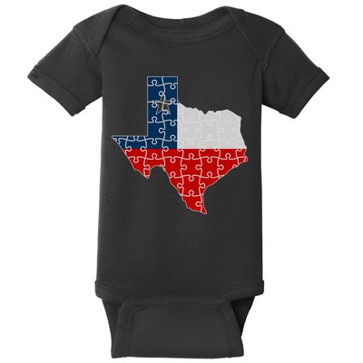 Rebuilding Texas Jigsaw Baby Bodysuit