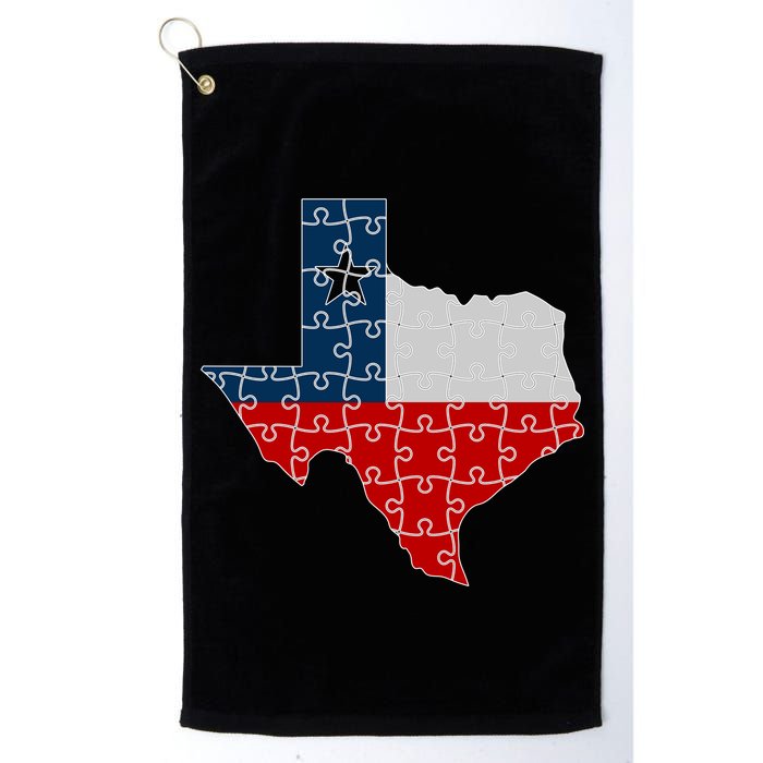 Rebuilding Texas Jigsaw Golf Towel