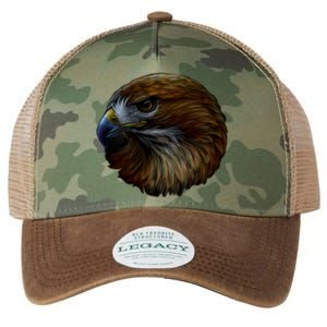 Realistic Eagle Close Up Legacy Tie Dye Trucker Hat