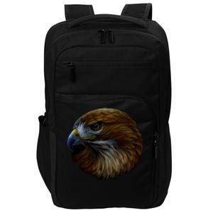 Realistic Eagle Close Up Impact Tech Backpack