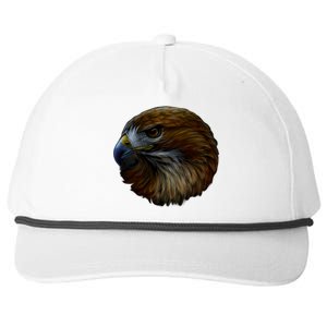 Realistic Eagle Close Up Snapback Five-Panel Rope Hat