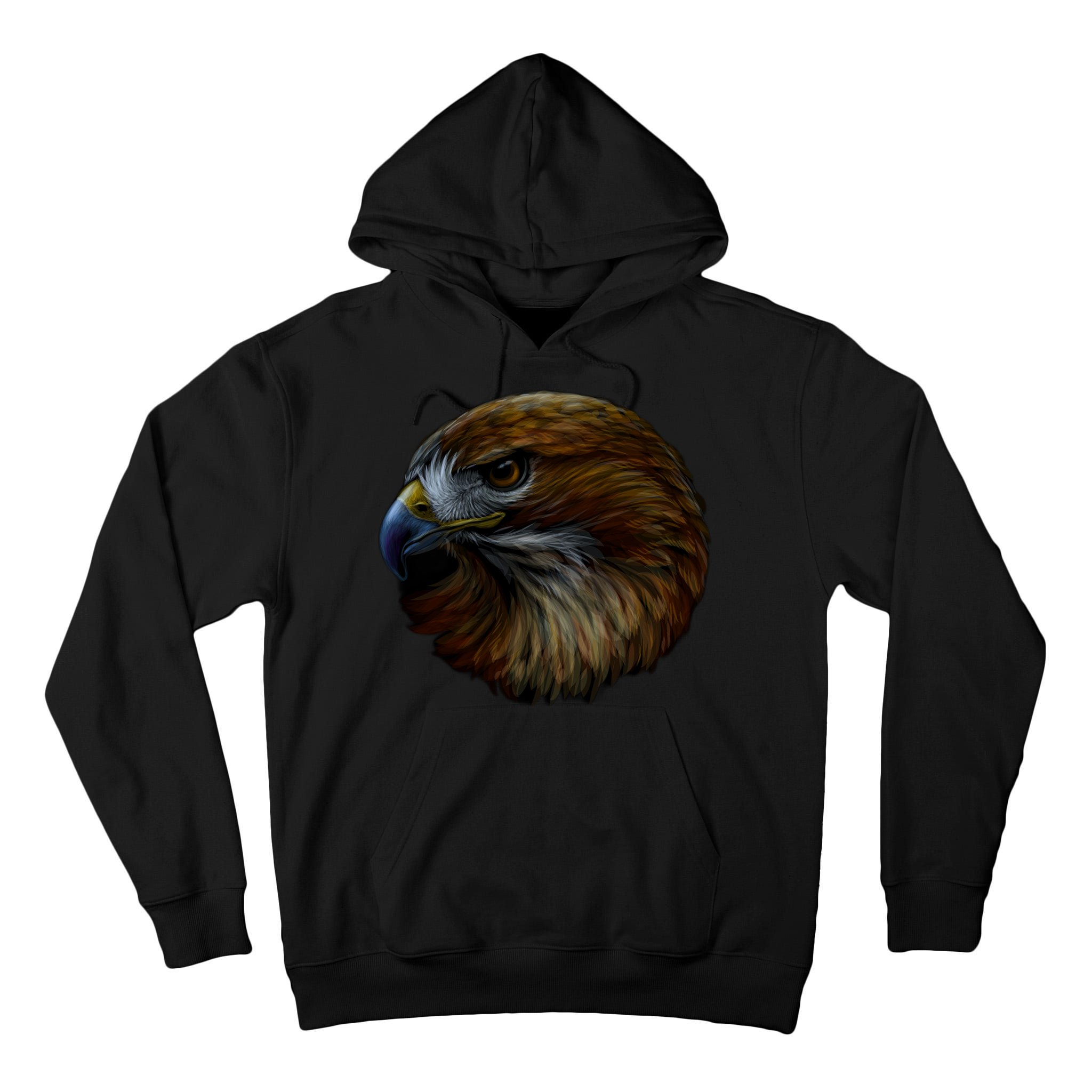 Realistic Eagle Close Up Tall Hoodie
