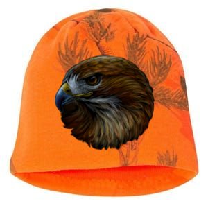 Realistic Eagle Close Up Kati - Camo Knit Beanie