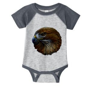 Realistic Eagle Close Up Infant Baby Jersey Bodysuit