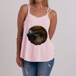 Realistic Eagle Close Up Women's Strappy Tank