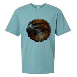 Realistic Eagle Close Up Sueded Cloud Jersey T-Shirt