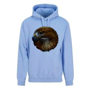 Realistic Eagle Close Up Unisex Surf Hoodie