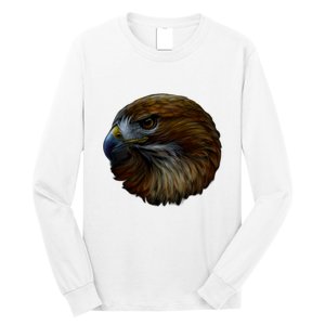 Realistic Eagle Close Up Long Sleeve Shirt