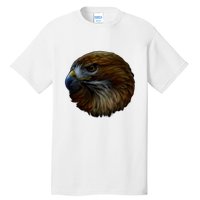 Realistic Eagle Close Up Tall T-Shirt