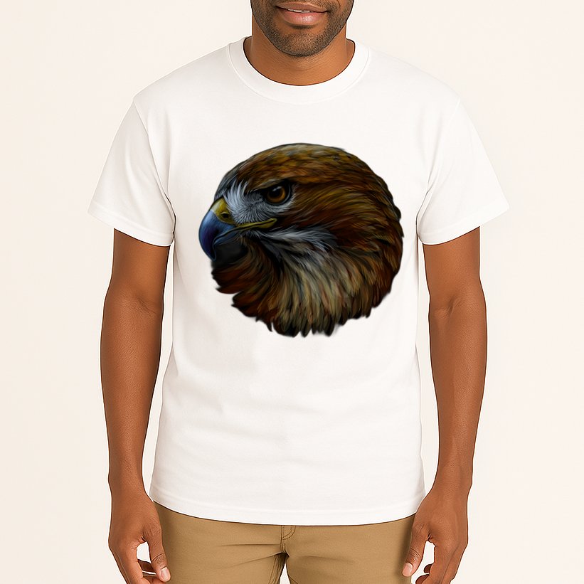 Realistic Eagle Close Up Tall T-Shirt
