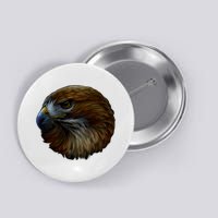 Realistic Eagle Close Up Button