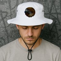 Realistic Eagle Close Up Bucket Hat