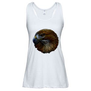 Realistic Eagle Close Up Ladies Essential Flowy Tank