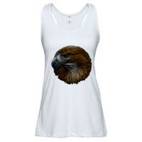 Realistic Eagle Close Up Ladies Essential Flowy Tank