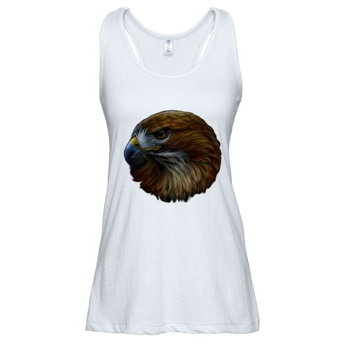 Realistic Eagle Close Up Ladies Essential Flowy Tank