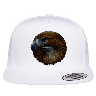Realistic Eagle Close Up Flatbill Hat