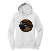 Realistic Eagle Close Up Women's Pullover Hoodie