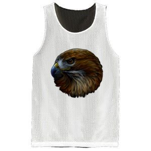 Realistic Eagle Close Up Mesh Reversible Basketball Jersey Tank