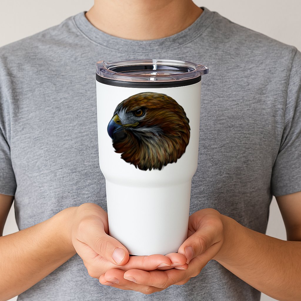Realistic Eagle Close Up Tumbler