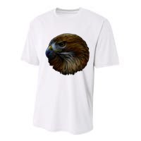 Realistic Eagle Close Up Performance Sprint T-Shirt