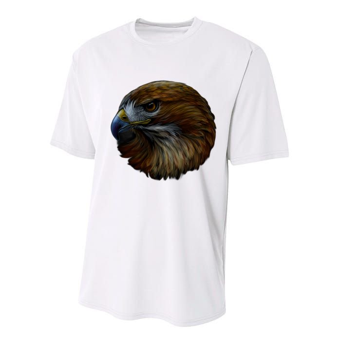 Realistic Eagle Close Up Performance Sprint T-Shirt