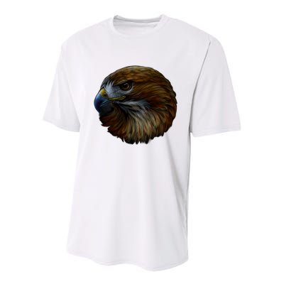 Realistic Eagle Close Up Youth Performance Sprint T-Shirt