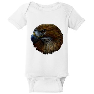 Realistic Eagle Close Up Baby Bodysuit