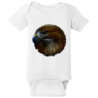 Realistic Eagle Close Up Baby Bodysuit