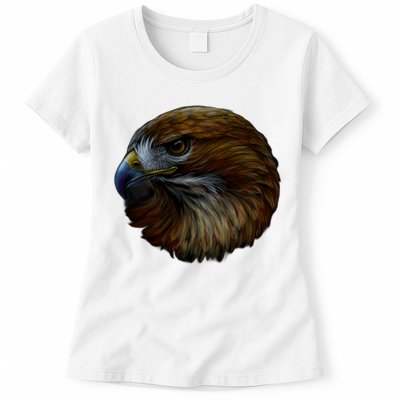 Realistic Eagle Close Up Womens T-Shirt
