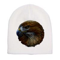 Realistic Eagle Close Up Short Acrylic Beanie