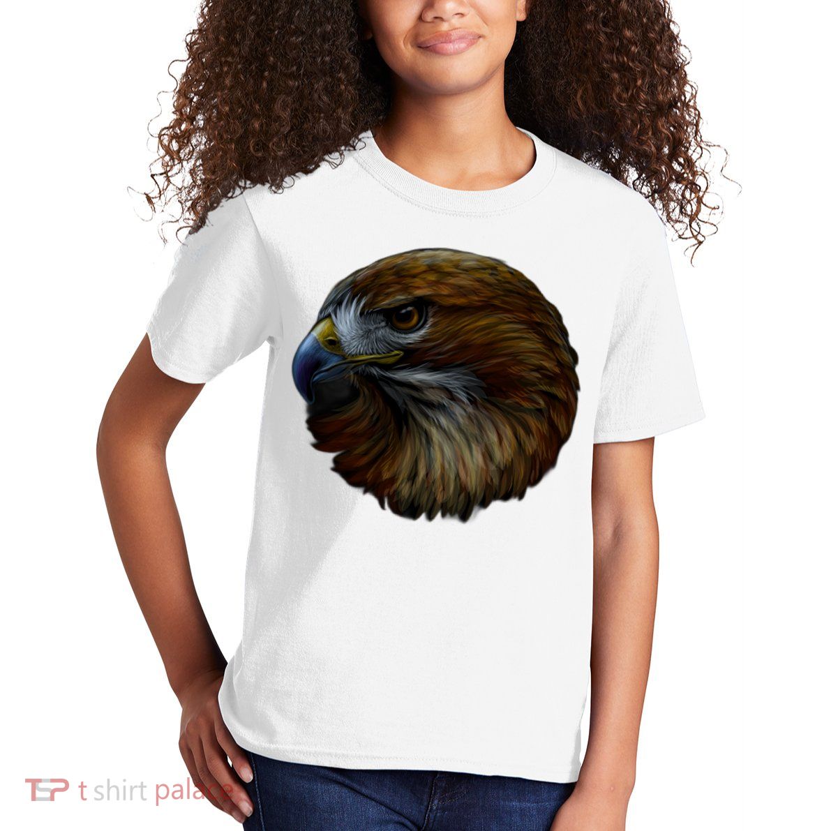 Realistic Eagle Close Up Kids T-Shirt