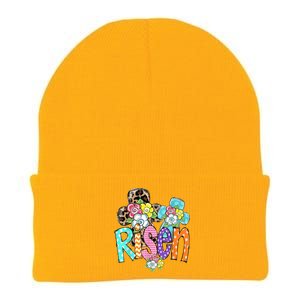 Risen Easter Cross Colorful Knit Cap Winter Beanie