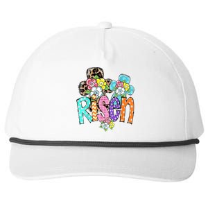 Risen Easter Cross Colorful Snapback Five-Panel Rope Hat