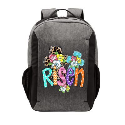 Risen Easter Cross Colorful Vector Backpack