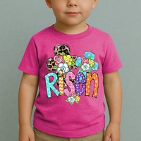 Risen Easter Cross Colorful Toddler T-Shirt