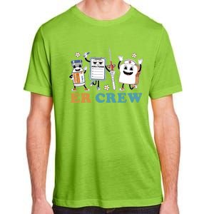 Retro Er Crew Emergency Room Funny Er Ed Nurse Tech Gift Adult ChromaSoft Performance T-Shirt