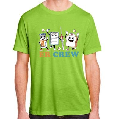 Retro Er Crew Emergency Room Funny Er Ed Nurse Tech Gift Adult ChromaSoft Performance T-Shirt