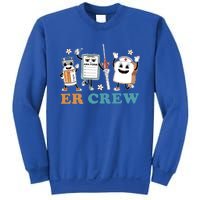 Retro Er Crew Emergency Room Funny Er Ed Nurse Tech Gift Sweatshirt