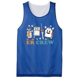 Retro Er Crew Emergency Room Funny Er Ed Nurse Tech Gift Mesh Reversible Basketball Jersey Tank