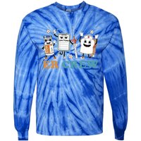 Retro Er Crew Emergency Room Funny Er Ed Nurse Tech Gift Tie-Dye Long Sleeve Shirt