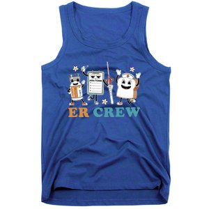 Retro Er Crew Emergency Room Funny Er Ed Nurse Tech Gift Tank Top