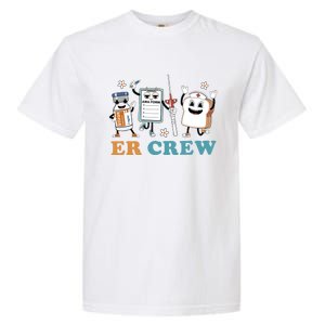 Retro Er Crew Emergency Room Funny Er Ed Nurse Tech Gift Garment-Dyed Heavyweight T-Shirt