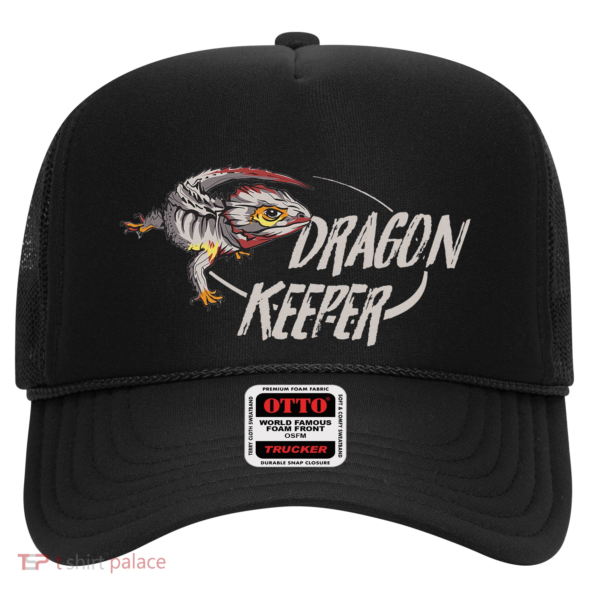 Red Eyed Crocodile Skink Dragon Keeper Trucker Hat