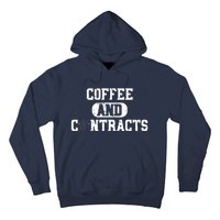 Real Estate Contracts Coffee Realtor Broker Agent Hoodie