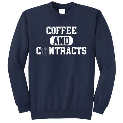 Real Estate Contracts Coffee Realtor Broker Agent Sweatshirt